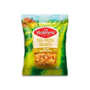 Uva Passa Branca La Violetera sem Semente Pacote 200g