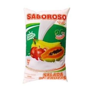 Bebida Láctea Saboroso Salada de Frutas Embalagem 850g