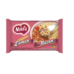 Macarrão Instantâneo Ninfa Bacon Pacote 85g