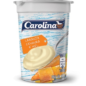 Iogurte Laranja/Cenoura e Mel Carolina 160g