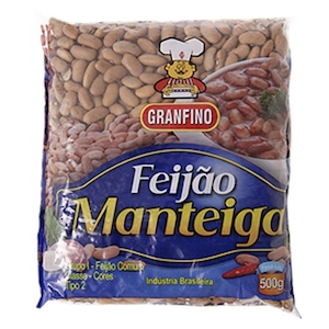 Feijão Manteiga Granfino Pacote 500g