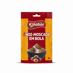 Especiarias Kisabor Noz Moscada Bola 8g