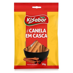 Especiarias Kisabor Canela em Casca 20g