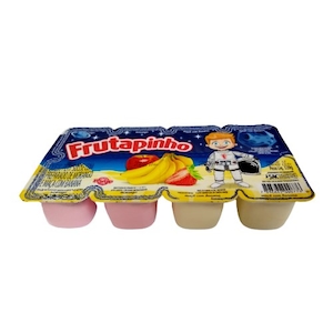 Petit Suisse Frutap Frutapinho Morango, Maçã e Banana Bandeja 320g