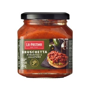 Bruschetta de Pimentão e Jalapeño La Pastina Vidro 280g