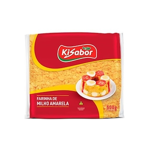 Farinha de Milho Kisabor Amarela Pacote 500g