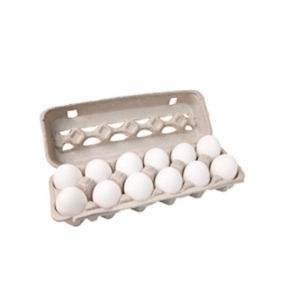 Ovo Branco Grande Gal Coag Filme Pvc Embalagem 12un