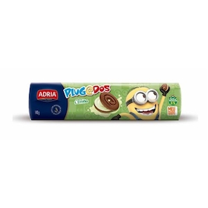 Biscoito Recheado Plugados Redondo Limao 130g