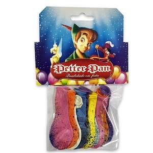 Balão Petter Pan Latex Salpicado 10und