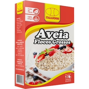 Aveia Italianinho Flocos Grosso Caixa 170g