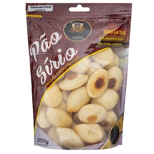 Pão Sírio Kabai Artes Tradicional Mini 250g