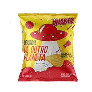 Batata Frita Ondulada Original Husker 40g