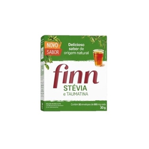 Adoçante em Pó Finn com Stévia Sachê com 50 Unidades 30g