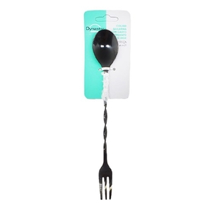 Colher Bailarina com Garfo Tridente em Aço Inox 1un