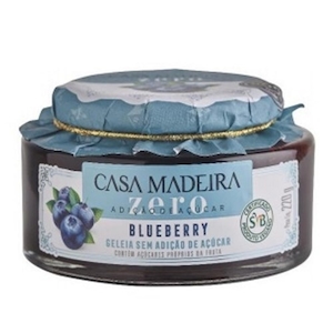 Geléia Blueberry Zero Açucar Casa Madeira 220g
