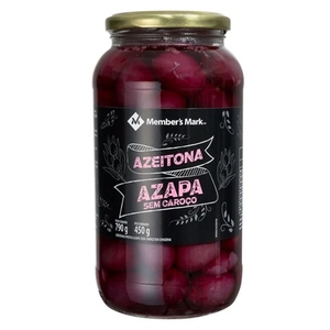 Azeitona Preta Members Mark Azapa sem Caroço 790g