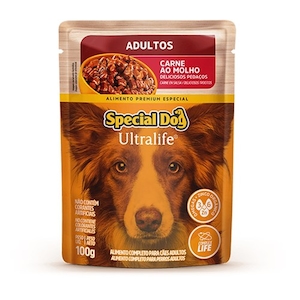 Ração Úmida de Cachorro Adulto Sabor Carne Special Dog 100g