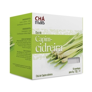 Chá Capim Cidreira Chá Mais 10 Sachês