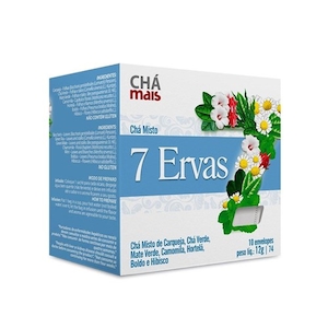 Chá Sete Ervas Chá Mais 10 Sachês