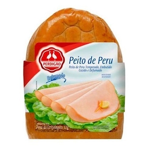 Peito de Peru Perdigão Defumado Fatiado
