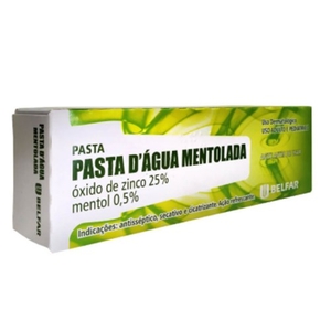 Pasta D'água Mentolada Belfar 80g