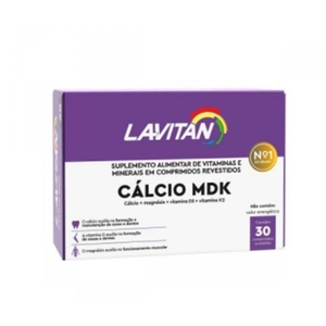 Lavitan Cálcio Mdk Cimed Caixa com 30 Comprimidos