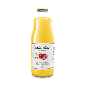 Suco Integral Maçã com Hibisco, Canela & Gengibre Villa Piva 1l