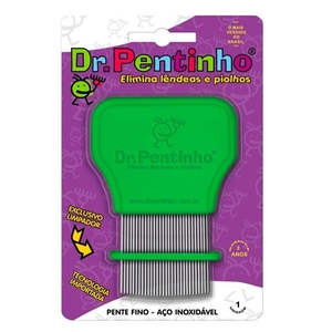 Pente Dr. Pentinho Inox (Lendeas/Piolho)