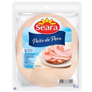 Peito Peru Seara Defumado Fatiado