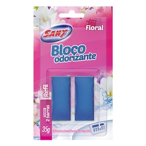 Bloco Odorizante Floral Sany 35g