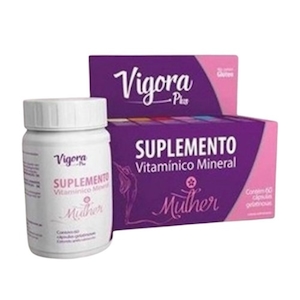 Vigora Plus Multivitaminico Mulher Prati Donaduzzi 60 Cápsulas