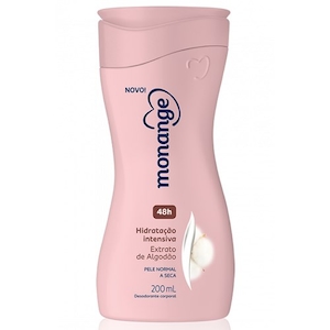 Hidratante Pele Normal a Seca Extrato de Algodão Monange 200ml