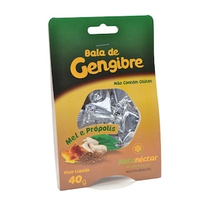 Bala de Gengibre Natunéctar 40g