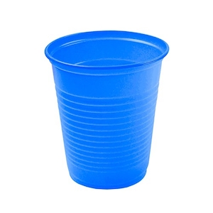 Copo Descartável Biodegradável Azul 200ml Trik Trik 50un