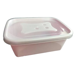Pote Organizador Retangular Nude Jaguar 750ml