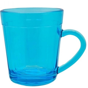 Caneca Americana de Vidro Cor Azul Allmix 270ml