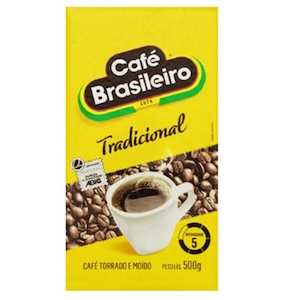 Café Torrado e Moído a Vácuo Tradicional Brasileiro 500g