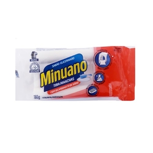 Sabão em Barra Glicerinado Tira-Manchas Minuano 180g