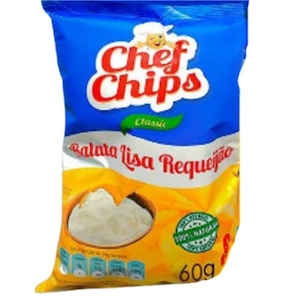 Batata Lisa Sabor Requeijão Chef Chips 60g