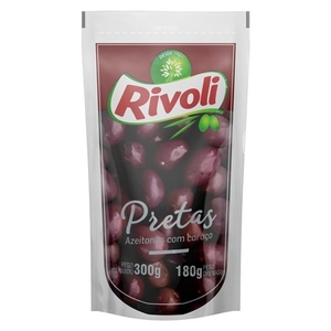 Azeitona Preta em Conserva com Caroço Rivoli 300g