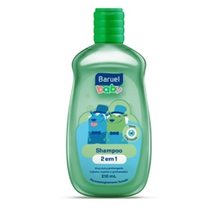 Shampoo Baby 2 em 1 Baruel 210ml