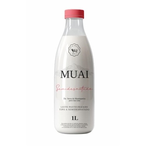 Leite Pasteurizado Tipo a Semidesnatado Muai 1l