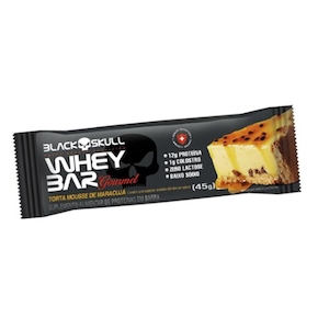 Whey Bar Gourmet Torta Mousse de Maracujá Black Skull 45g