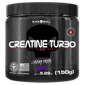 Creatine Turbo Sabor Uva Black Skull 150g