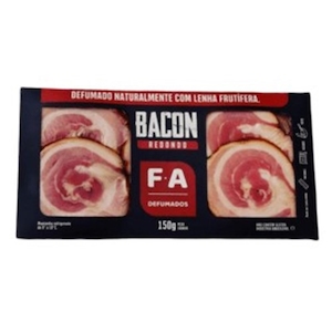 Bacon Redondo Fatiado F.A. Defumados 150g
