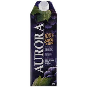 Suco Integral Uva Tinto Aurora 1,5l Tp Caixinha