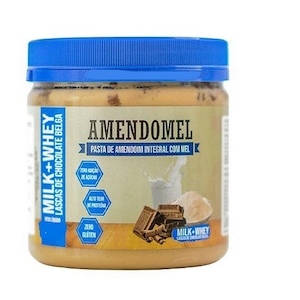 Amendomel Milk + Whey Lascas de Chocolate Belga Thiani 500g