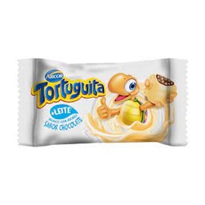 Chocolate Tortuguita Branco com Recheio de Chocolate Arcor 15,5g