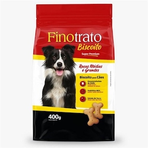 Biscoito Finotrato Cães Raças Médias e Grande 400g
