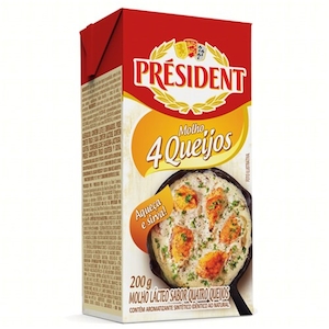 Molho 4 Queijos Président 200g